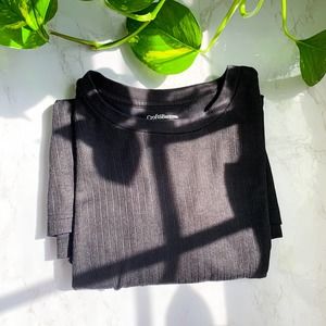 CROFT&BARROW easy care striped crew neck shirt, XL